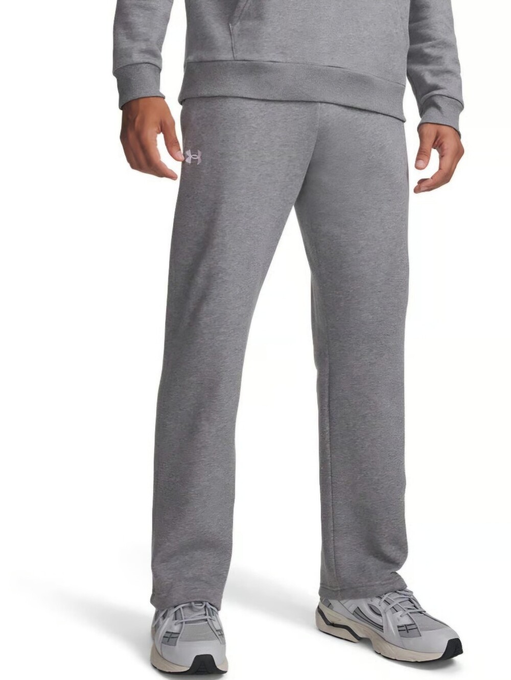 Under Armour Gray Men's Athletic Jogger Straight Leg Fleece Embroidered Logo 4XL